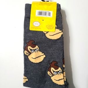 Brand New Retro Style Nintendo Donkey Kong Socks